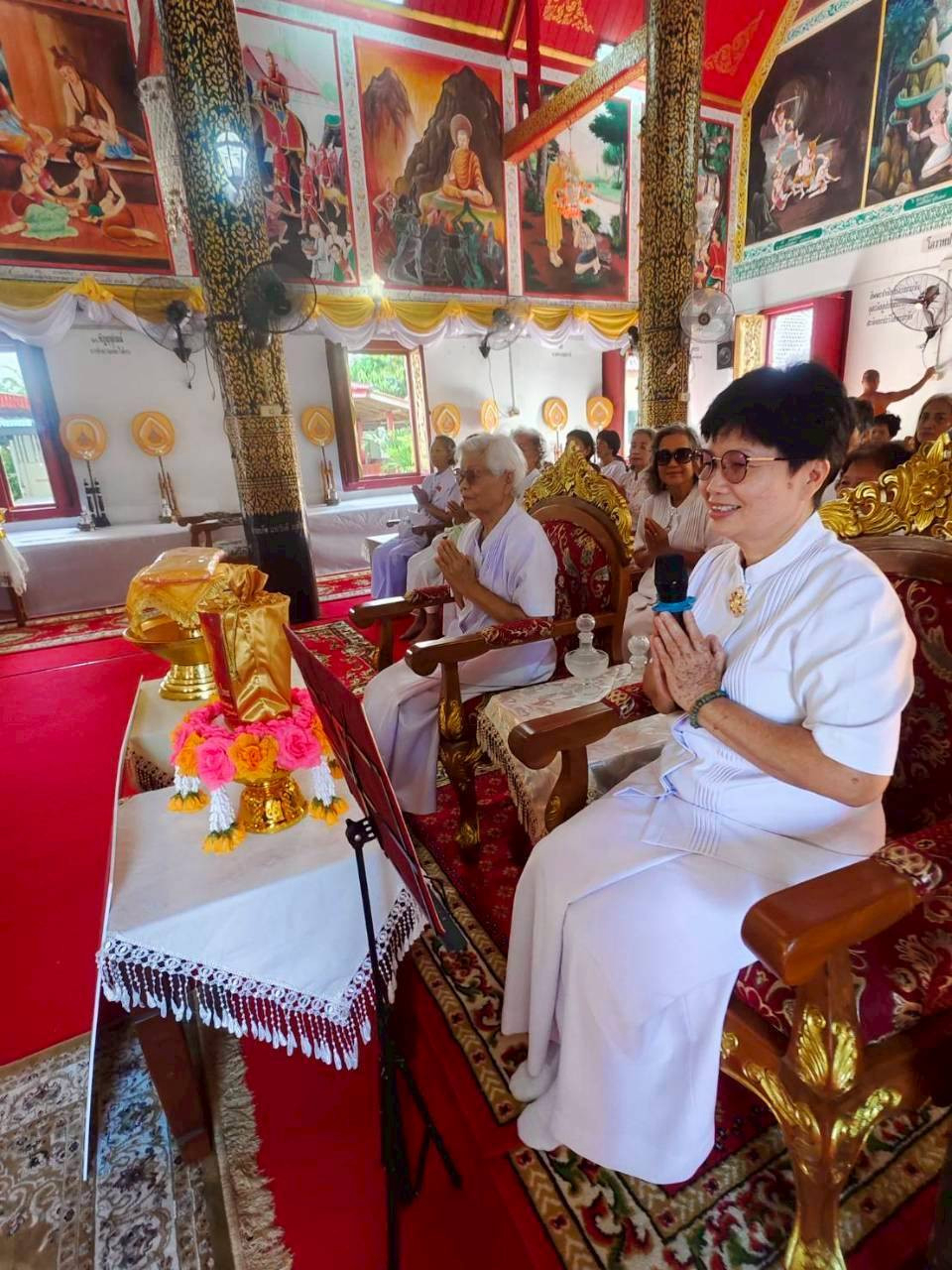 ภาพกล่าวคำถวายกฐินวัดแก้วมงคล