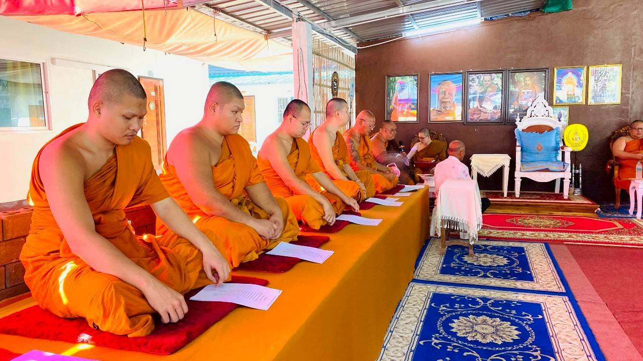 ภาพร่วมพิธีกรรมวัดป่าภูริทัตตาจารย์