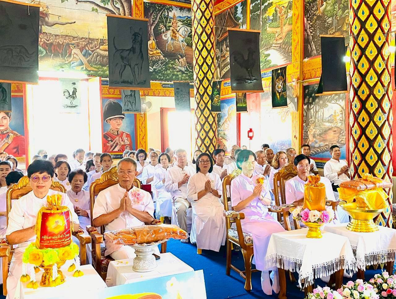 ภาพร่วมพิธีกรรมวัดสองแคว