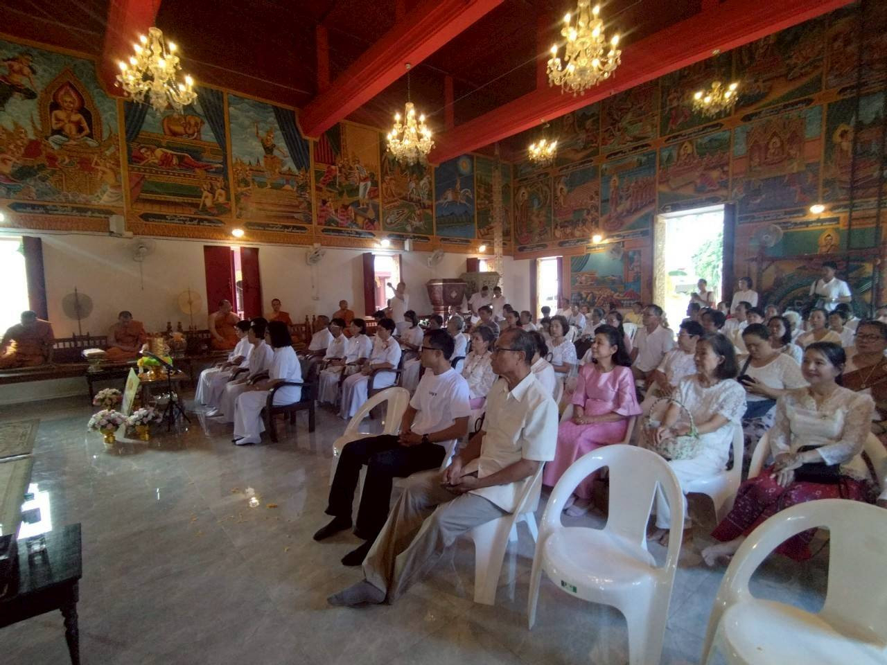 ภาพร่วมพิธีกรรมวัดสองแคว