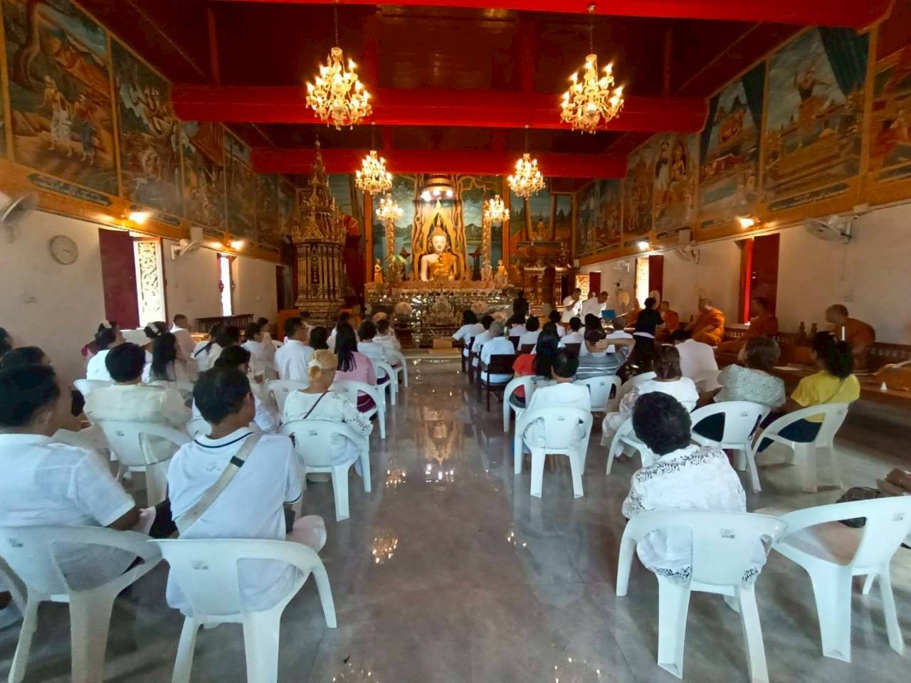 ภาพร่วมพิธีกรรมวัดสองแคว