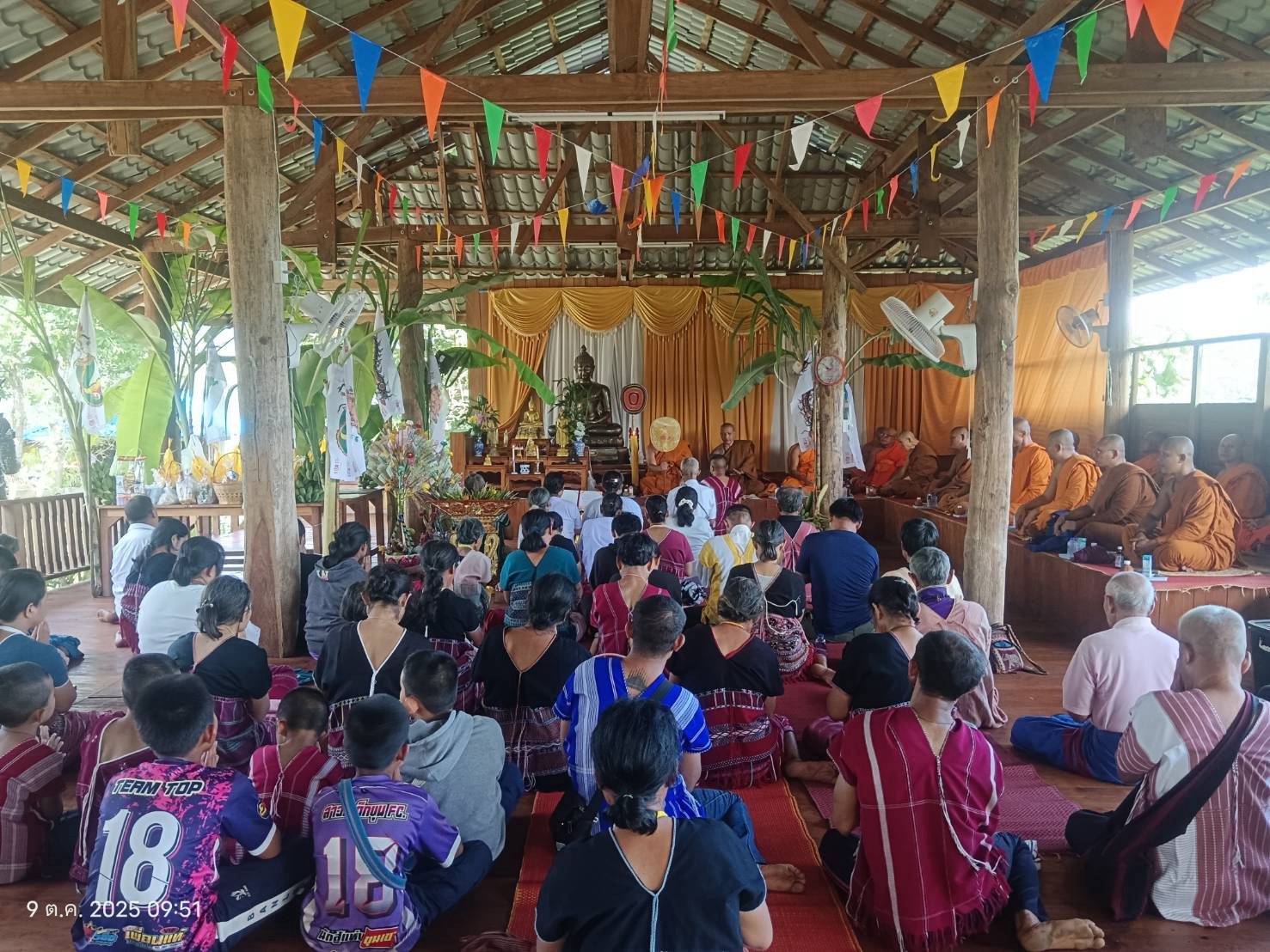 ภาพร่วมพิธีกรรมสำนักสงฆ์พระธาตุดอยจ้อ
