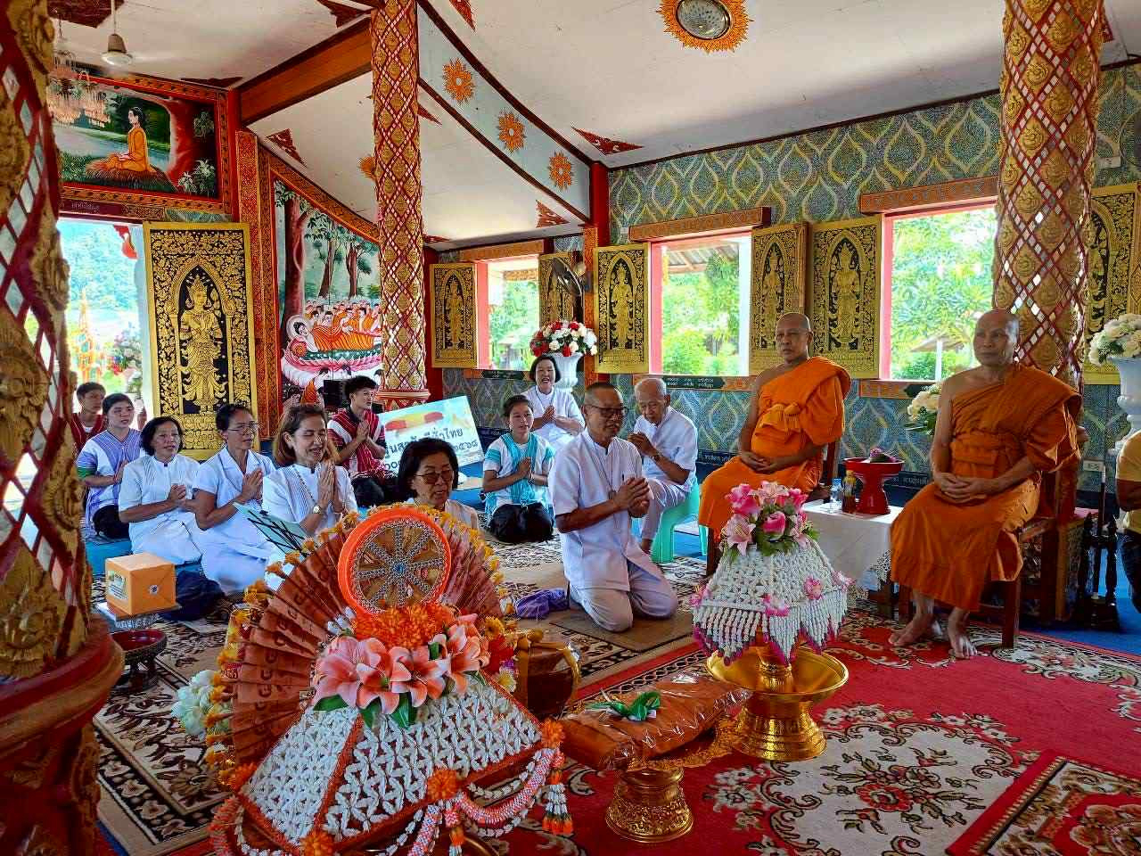 ภาพร่วมพิธีกรรมวัดห้วยทรายใต้