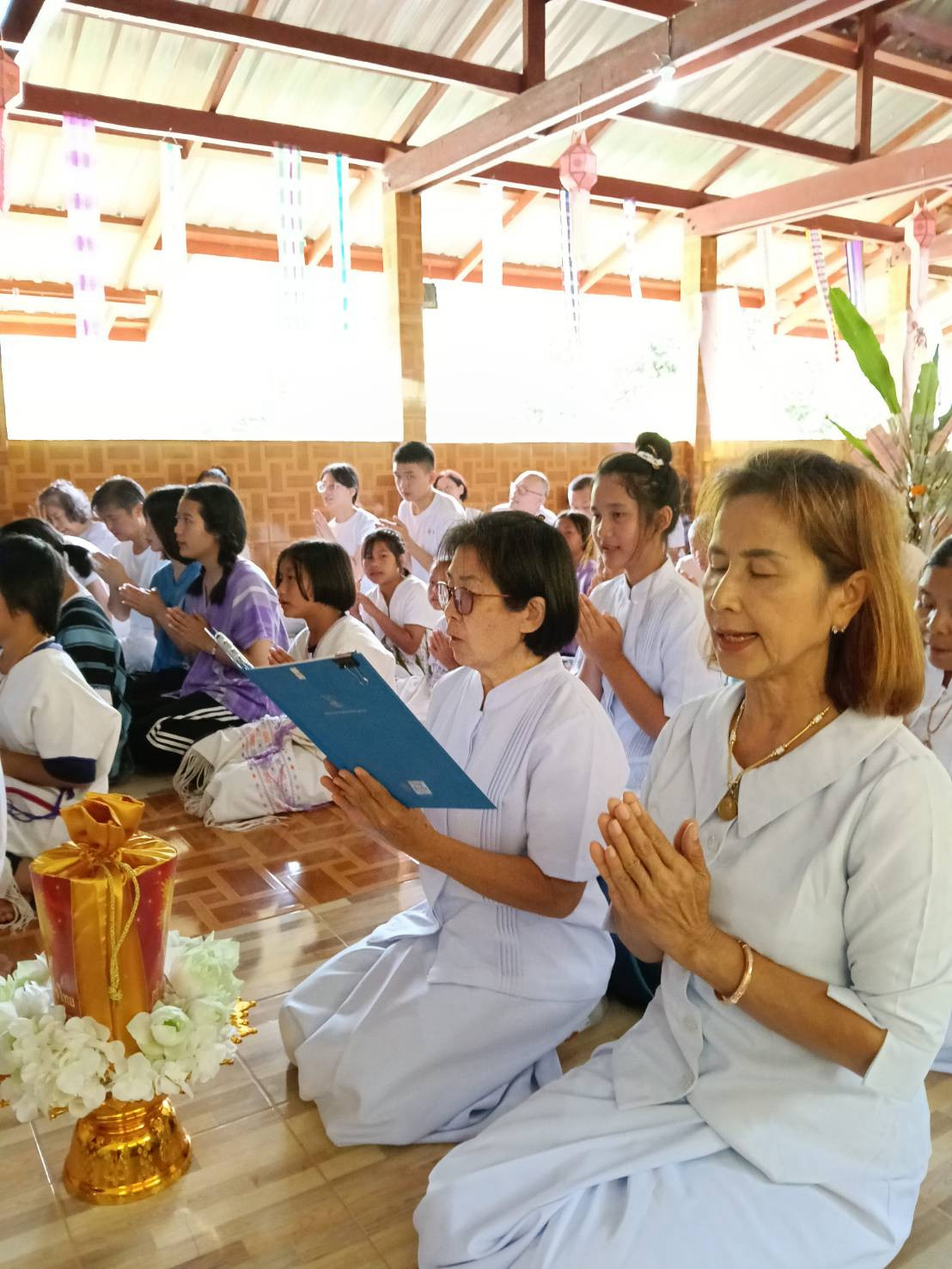 ภาพร่วมพิธีกรรมสำนักสงฆ์แม่หาด