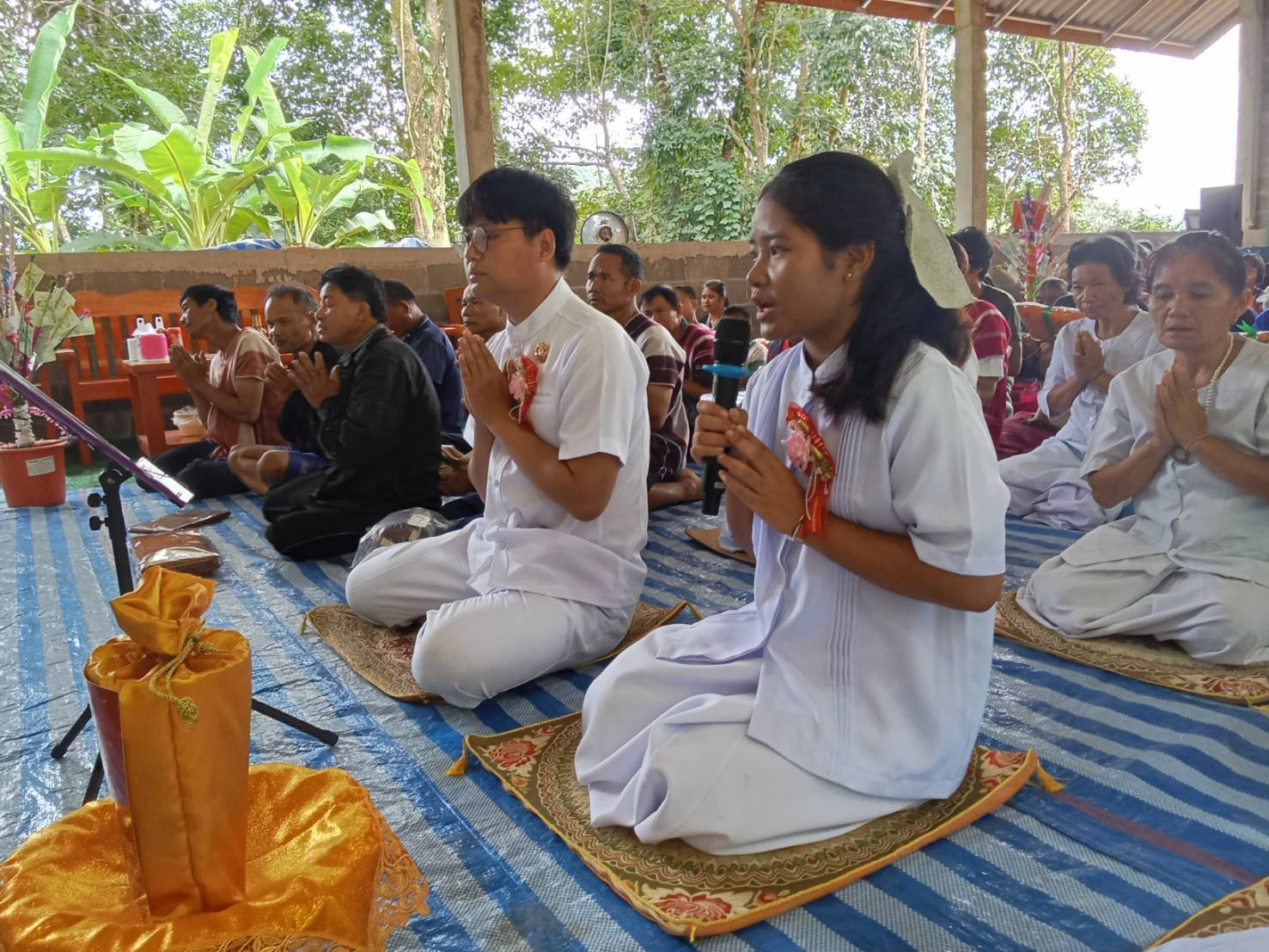 ภาพร่วมพิธีกรรมวัดพระธรรมจาริกบ้านห้วยห้า