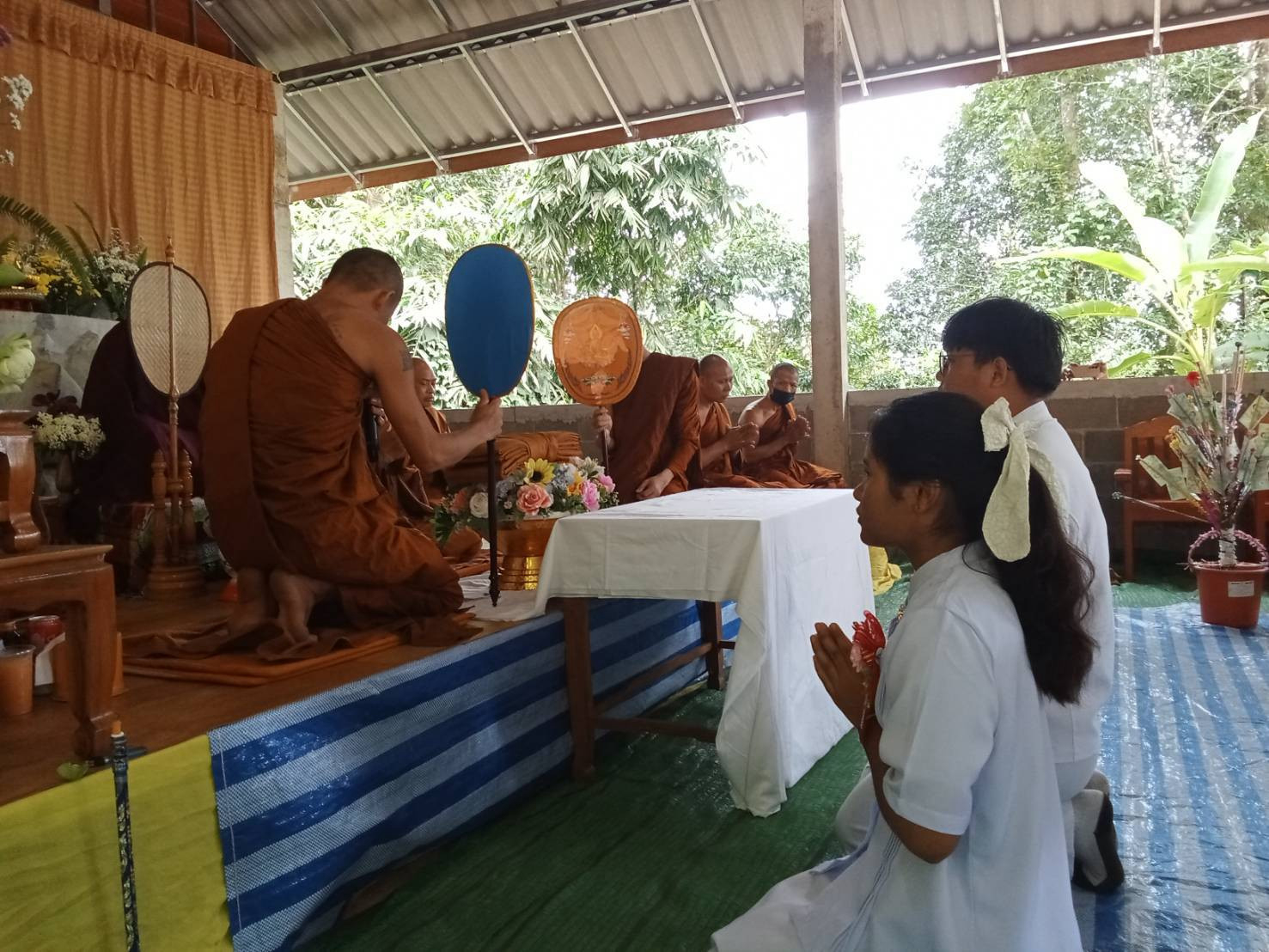 ภาพร่วมพิธีกรรมวัดพระธรรมจาริกบ้านห้วยห้า