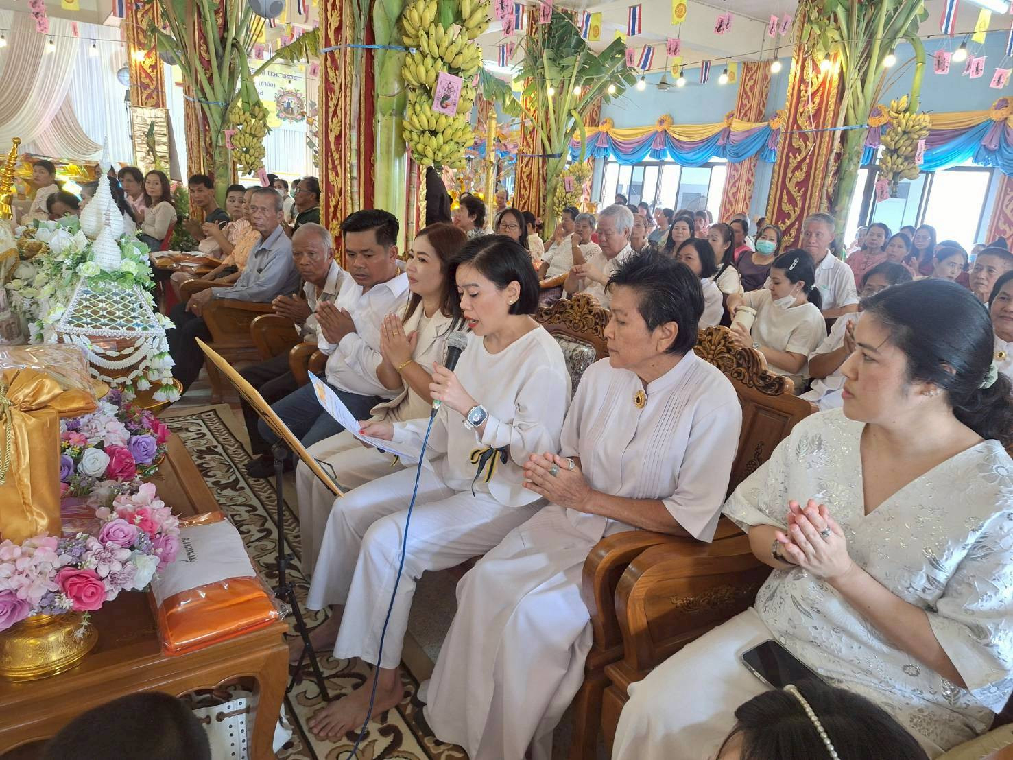 ภาพร่วมพิธีกรรมวัดสุขปุณฑริการาม