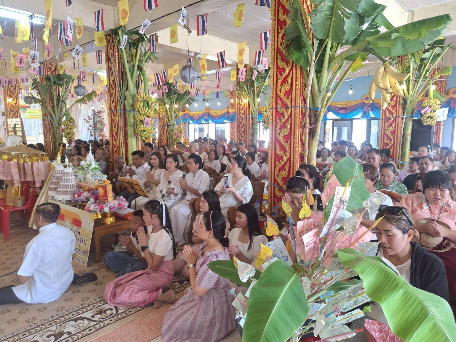 ภาพร่วมพิธีกรรมวัดสุขปุณฑริการาม