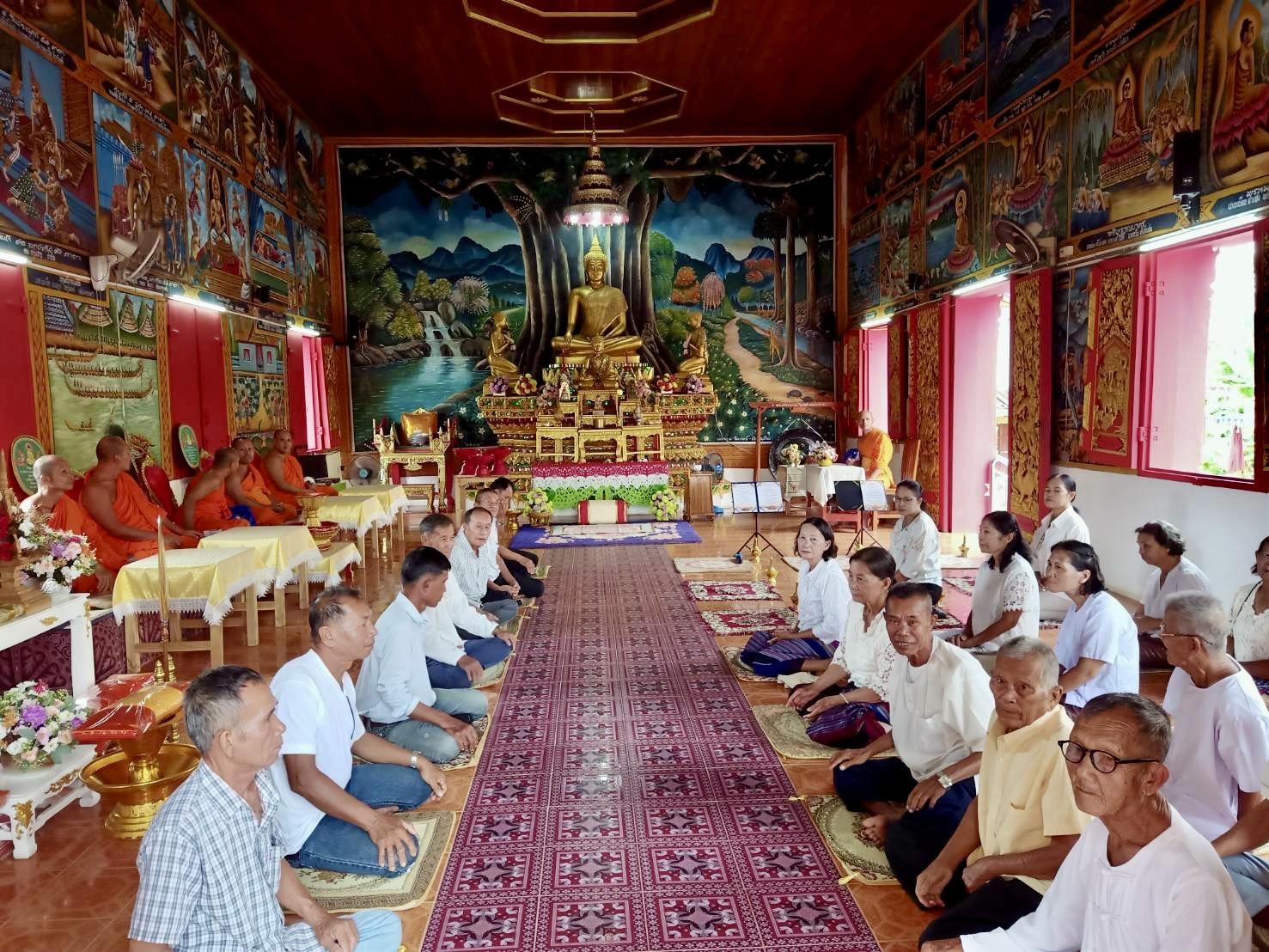 ภาพร่วมพิธีกรรมวัดท่าข้าม