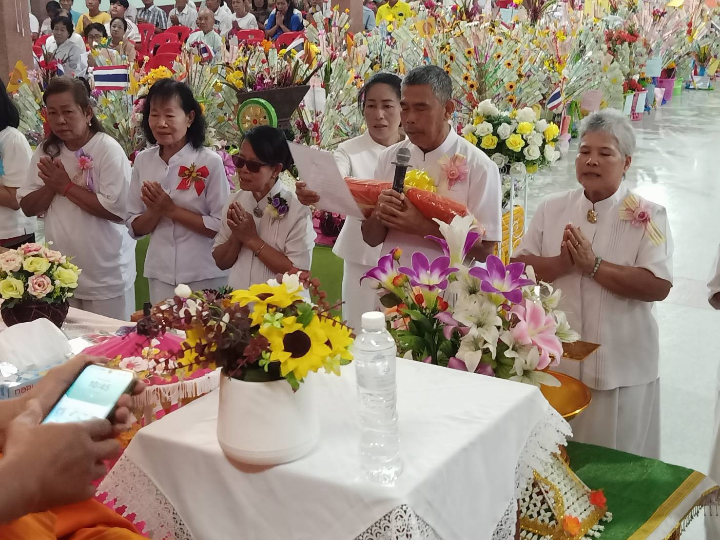 ภาพกล่าวคำถวายกฐินวัดบ้านหล่าย