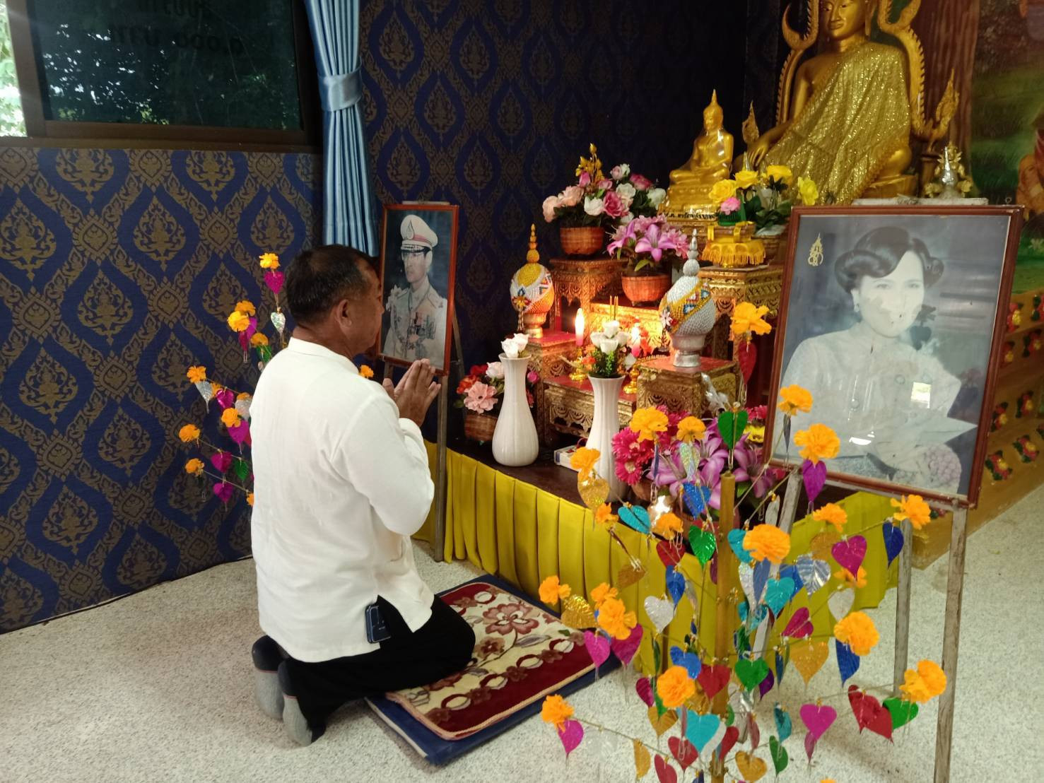 ภาพร่วมพิธีกรรมวัดบ้านหล่าย