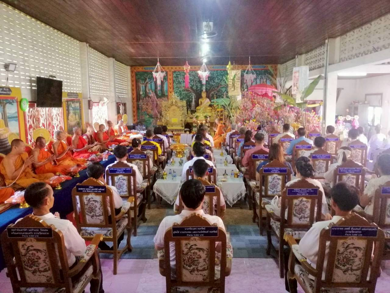 ภาพร่วมพิธีกรรมวัดกอรวก