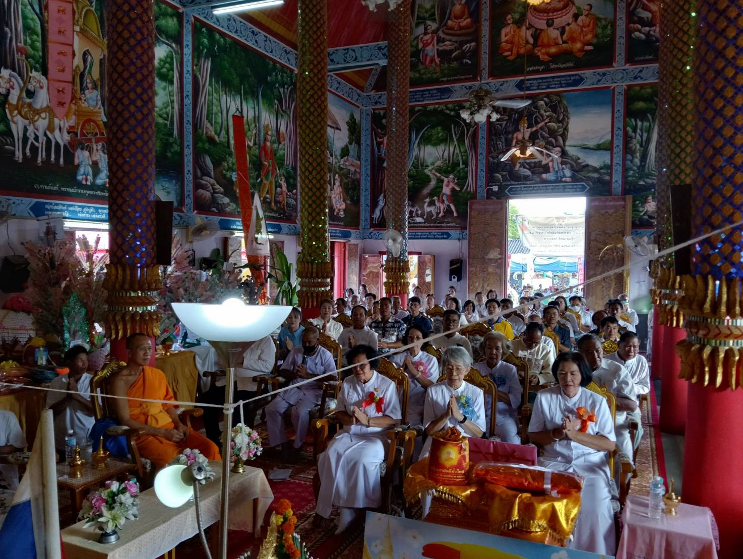 ภาพร่วมพิธีกรรมวัดสบจาง