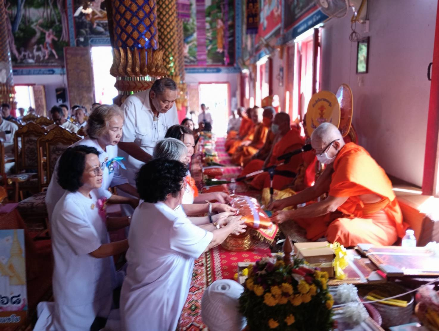 ภาพร่วมพิธีกรรมวัดสบจาง