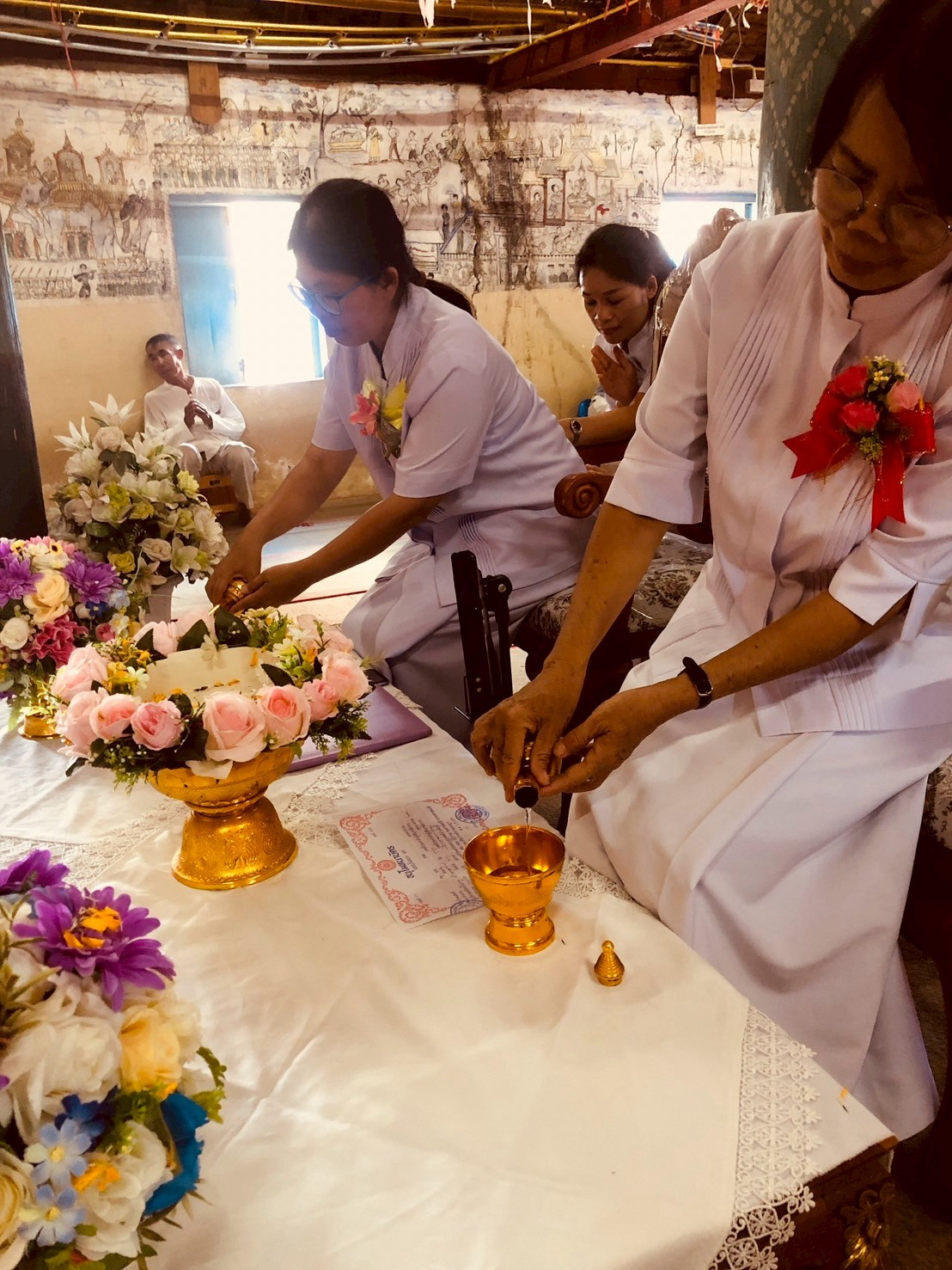 ภาพร่วมพิธีกรรมวัดบ้านทุ่งฝูง