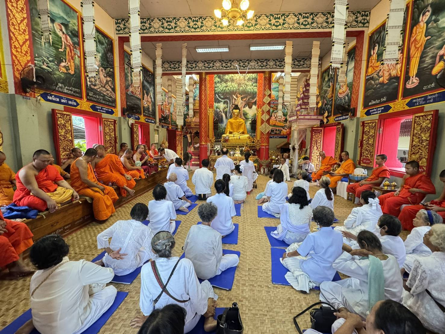 ภาพร่วมพิธีกรรมวัดดอนแก้ว