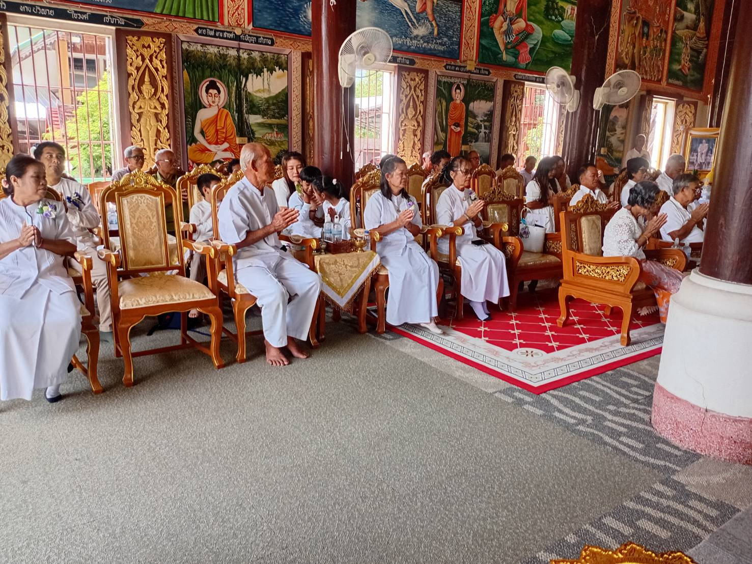 ภาพร่วมพิธีกรรมวัดสุทธาราม