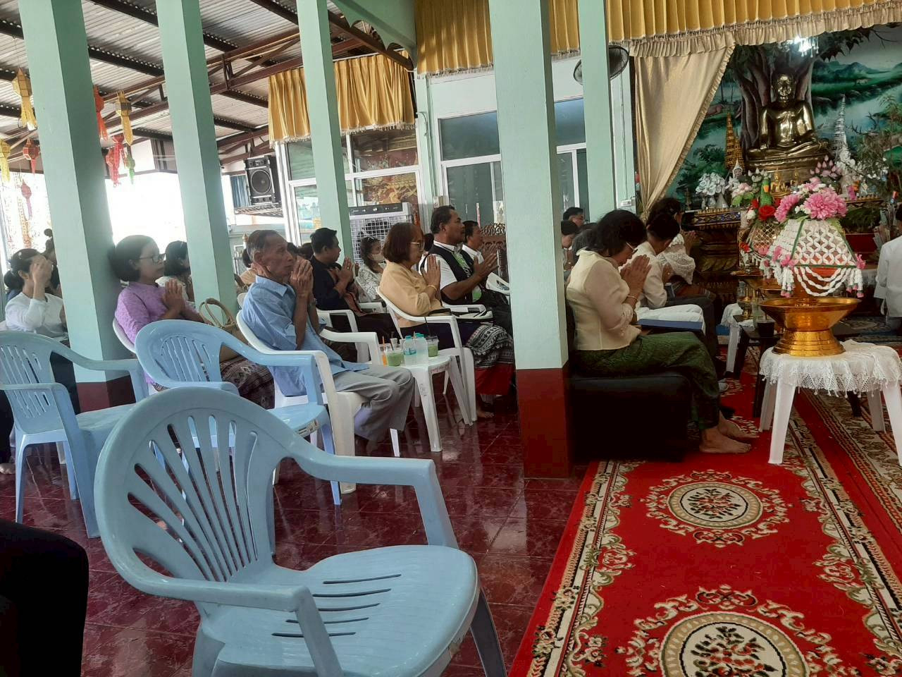 ภาพร่วมพิธีกรรมวัดศาลาไชย