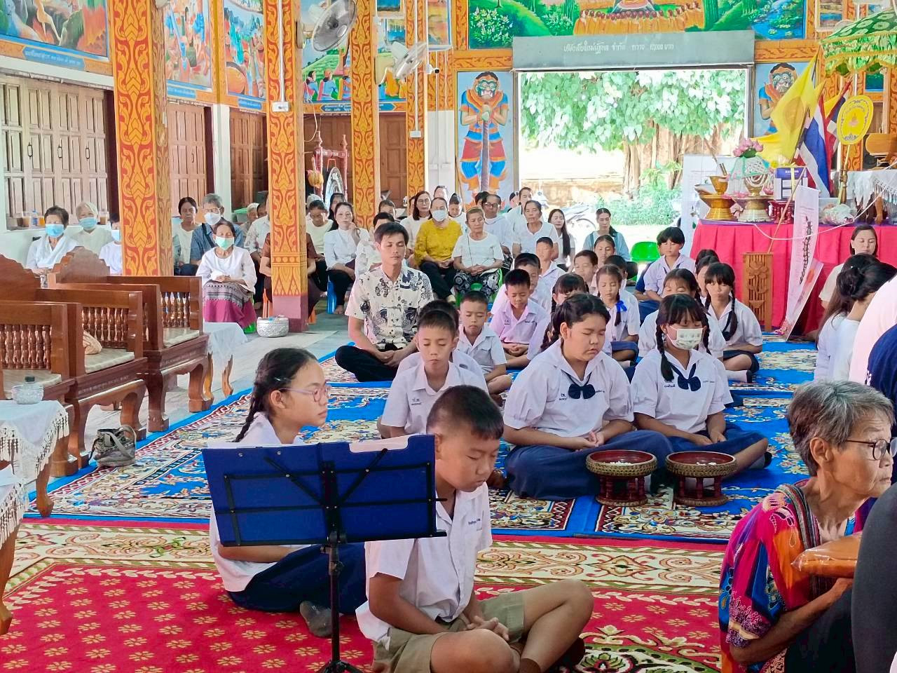 ภาพร่วมพิธีกรรมวัดป่าพลู