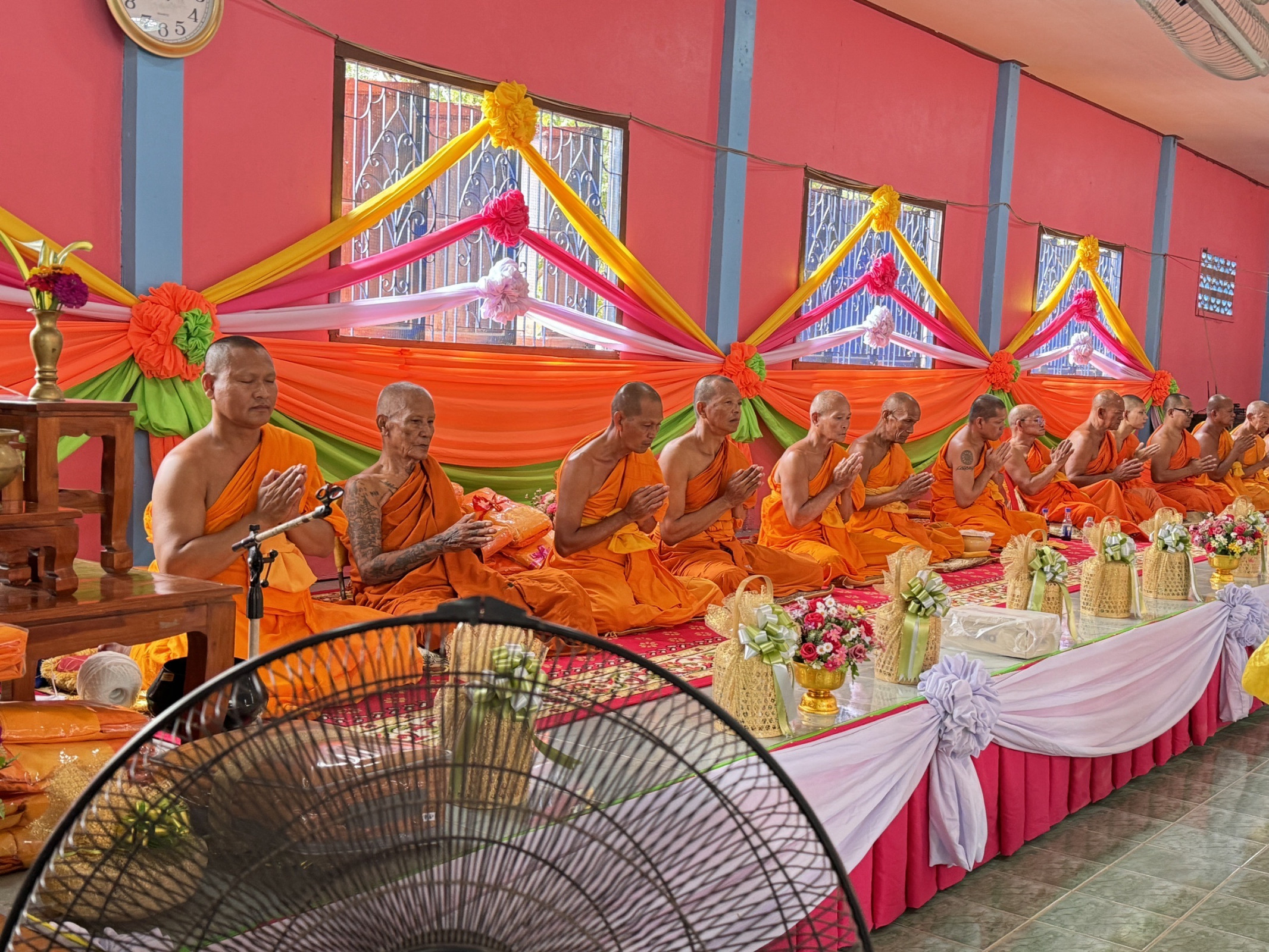 ภาพร่วมพิธีกรรมวัดกุญชรศรัทธาธรรม