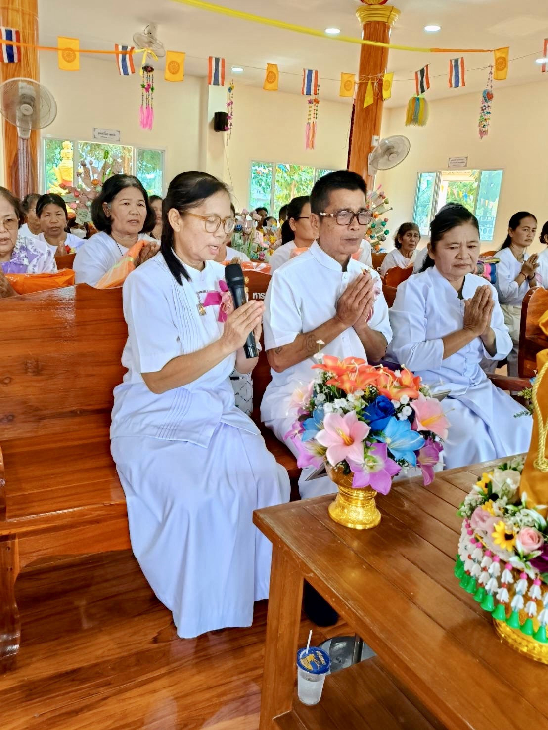 ภาพกล่าวคำถวายกฐินวัดหนองชุมแสงธรรม