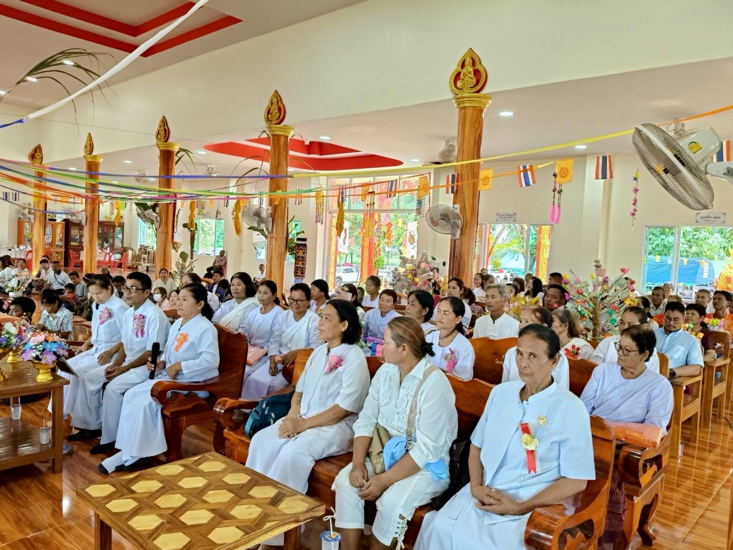 ภาพร่วมพิธีกรรมวัดหนองชุมแสงธรรม