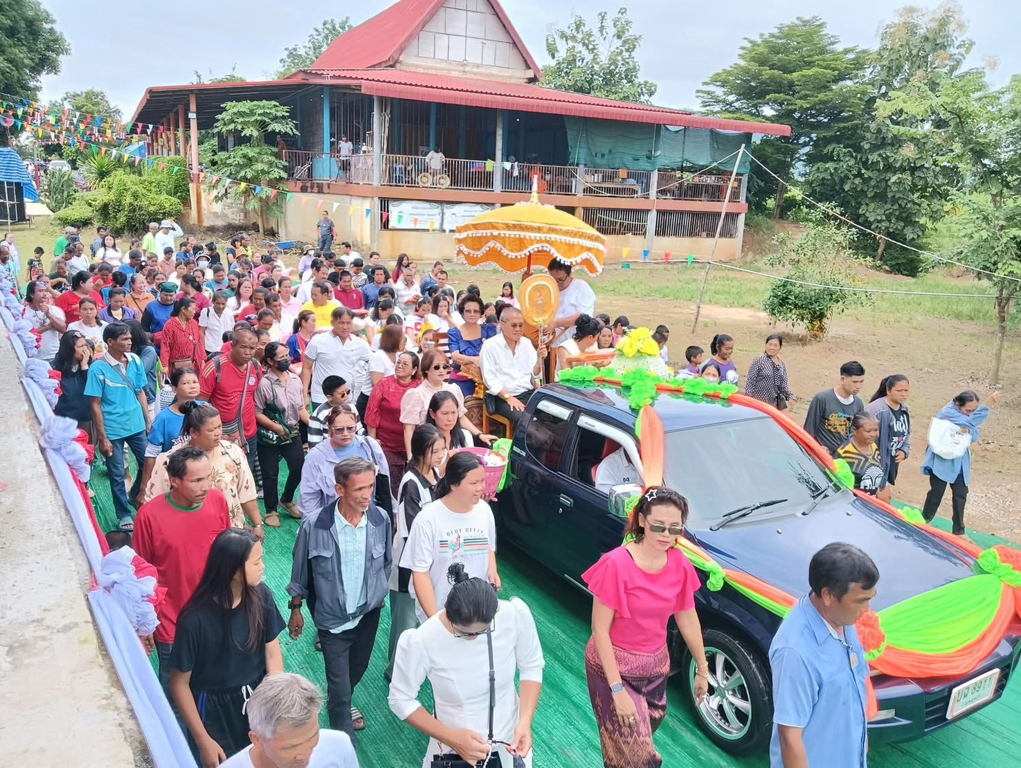 ภาพร่วมพิธีกรรมวัดปางเรือวนาราม