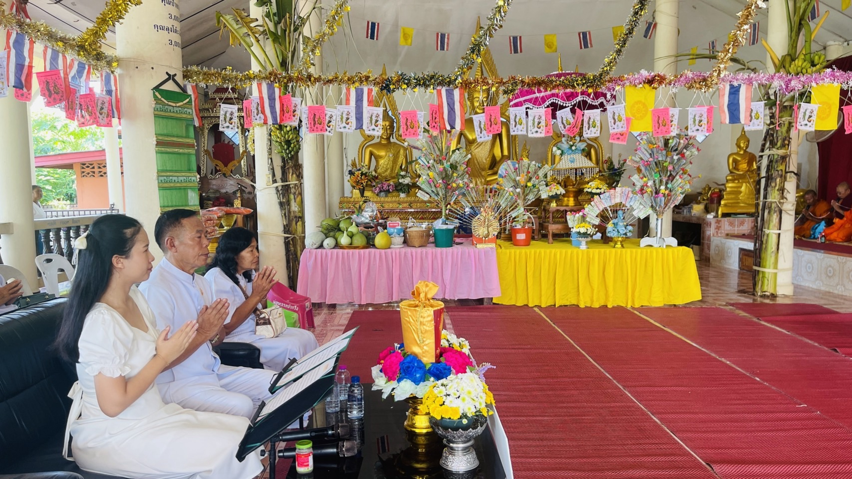 ภาพร่วมพิธีกรรมวัดปากวัง