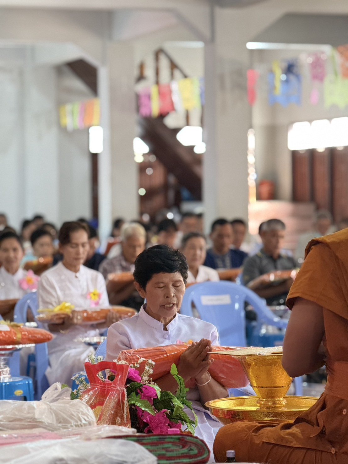 ภาพร่วมพิธีกรรมวัดพบพระเหนือ