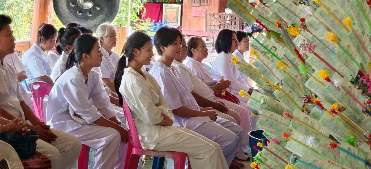 ภาพร่วมพิธีกรรมวัดหล่ายห้วยสามัคคีธรรม