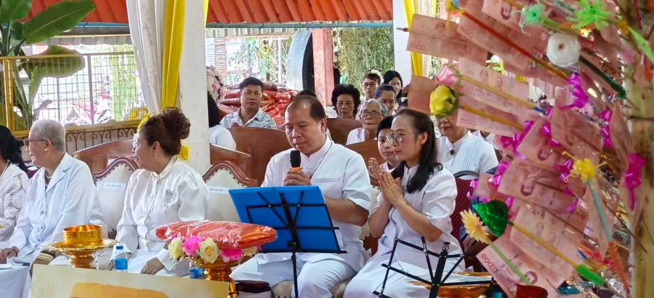 ภาพกล่าวคำถวายกฐินวัดศรีมณีวัน