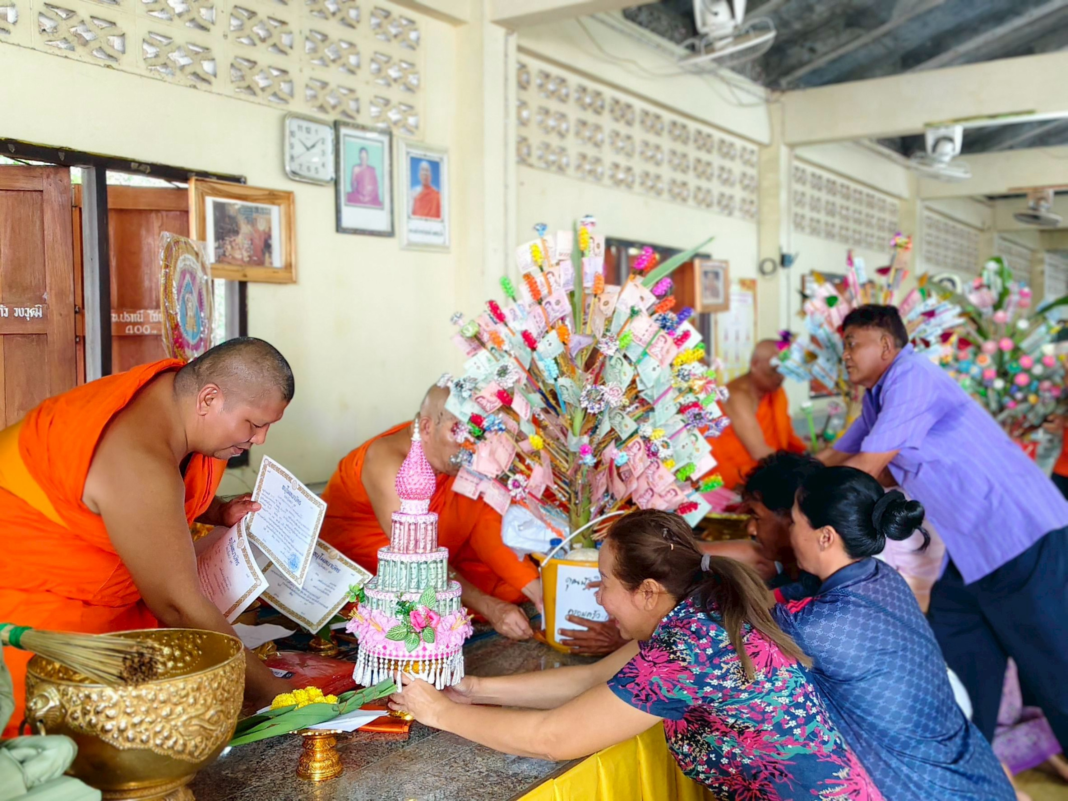 ภาพร่วมพิธีกรรมวัดอรัญญิกวนาราม