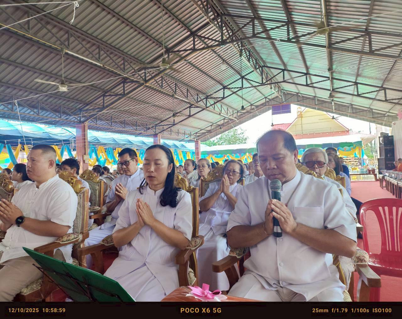 ภาพกล่าวคำถวายกฐินวัดใหม่สุวรรณ