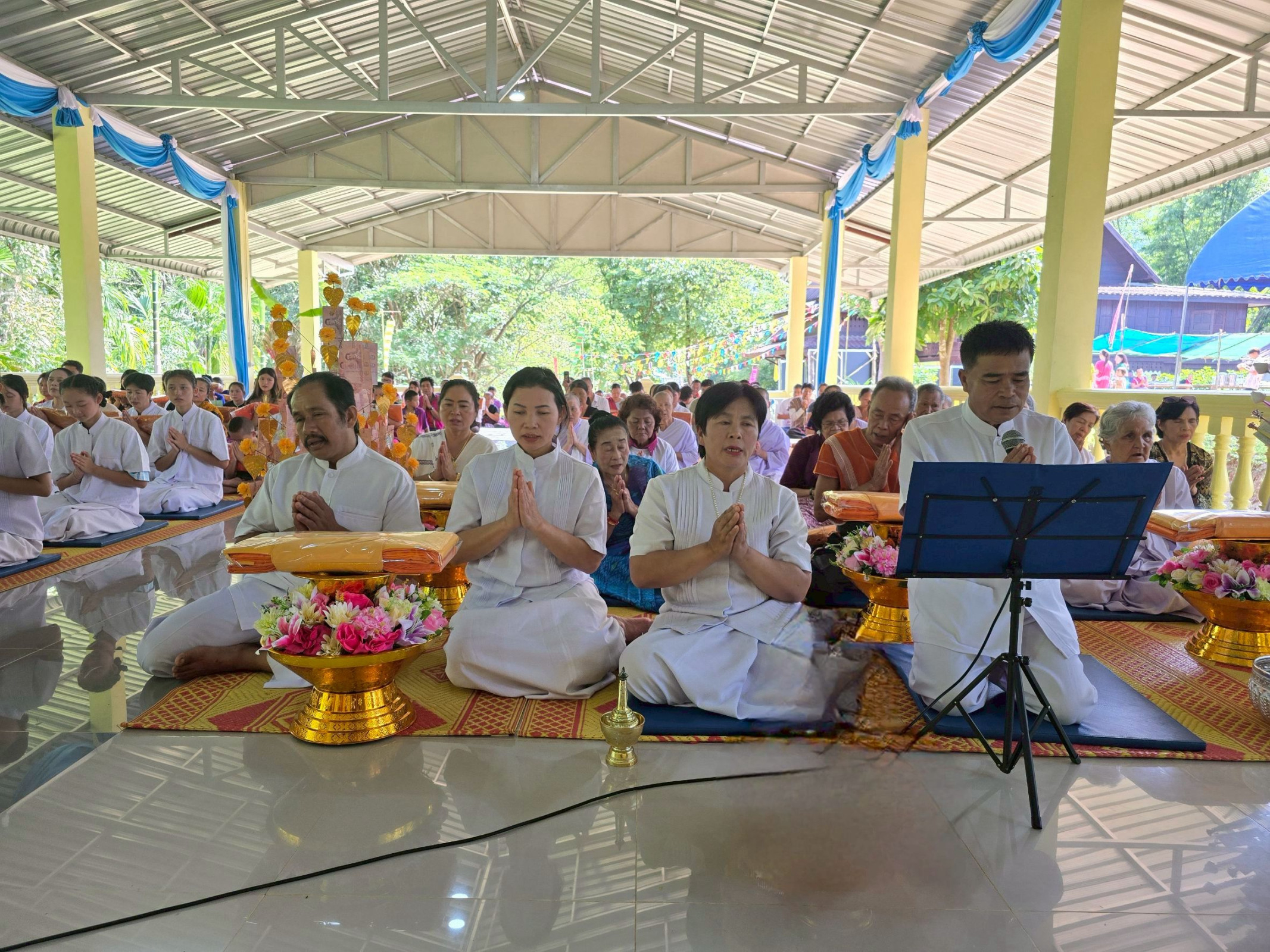 ภาพกล่าวคำถวายกฐินที่พักสงฆ์กุยเลอตอ​