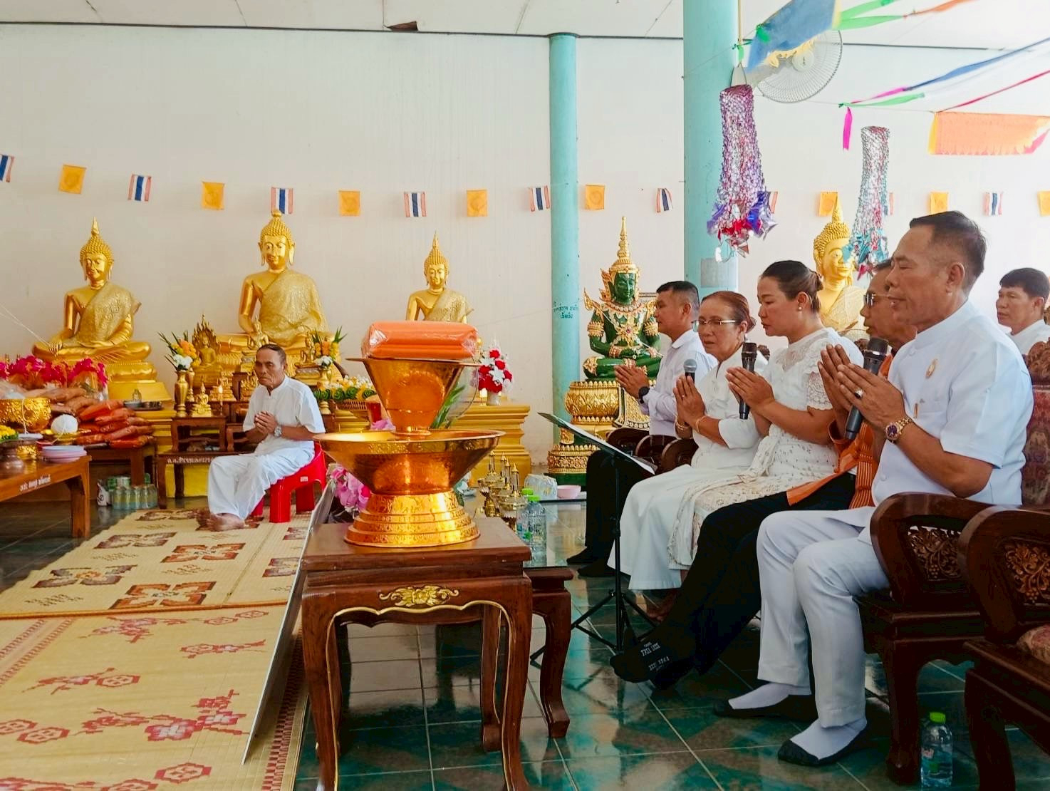 ภาพกล่าวคำถวายกฐินวัดแม่ไข