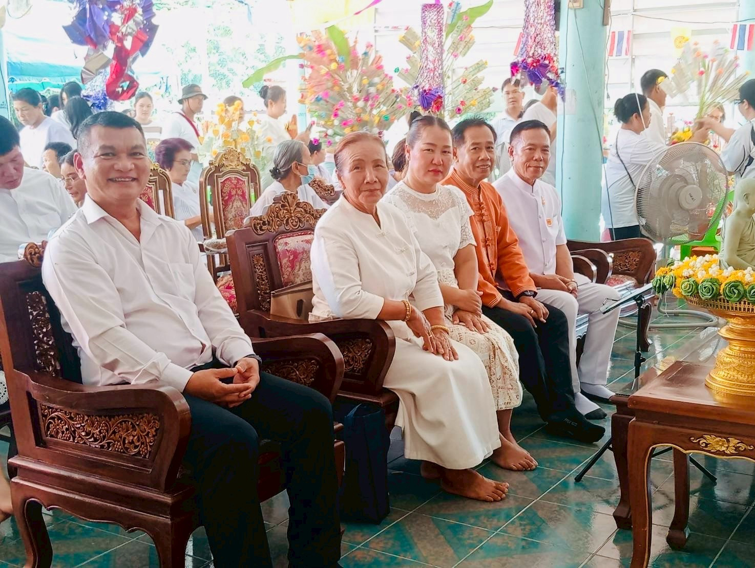 ภาพร่วมพิธีกรรมวัดแม่ไข