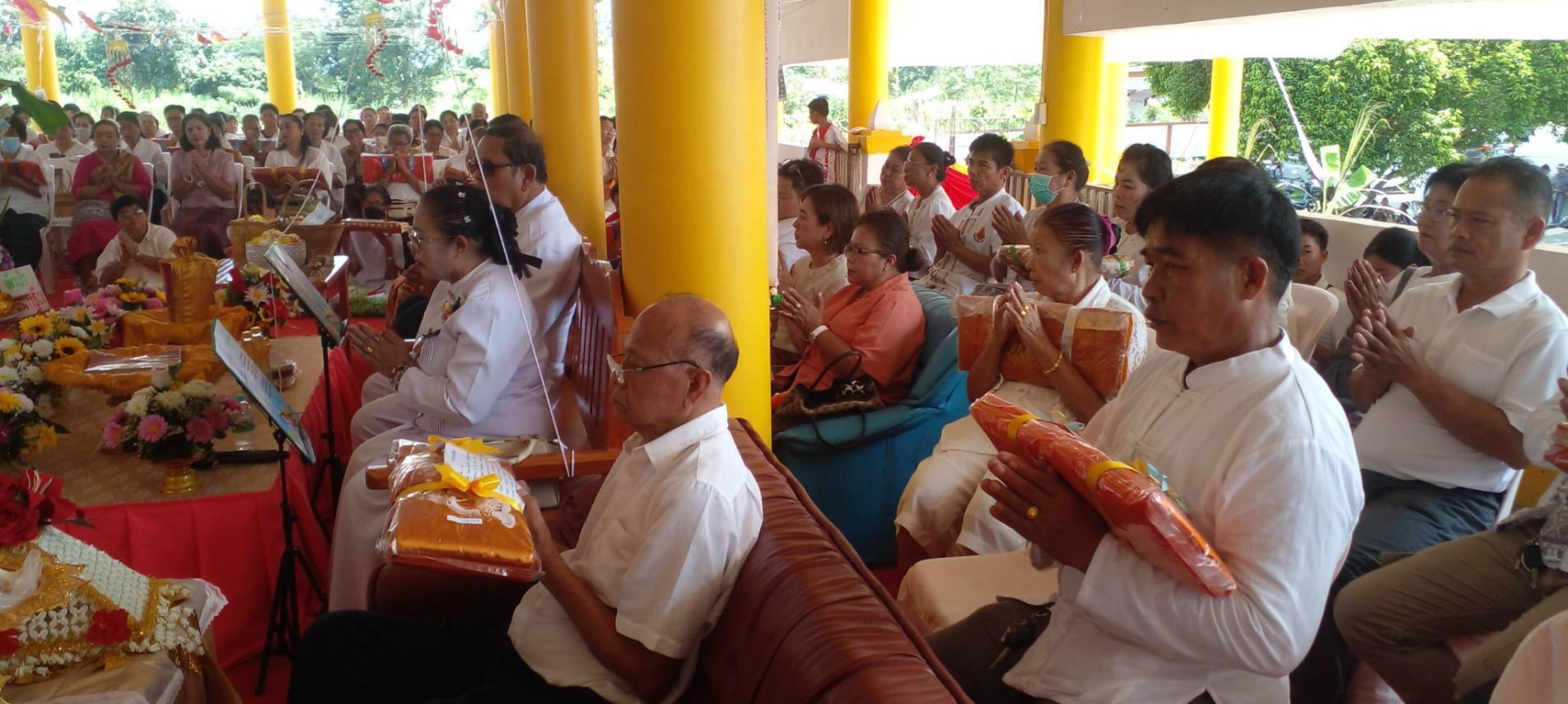 ภาพร่วมพิธีกรรมวัดห้วยบงวนาราม