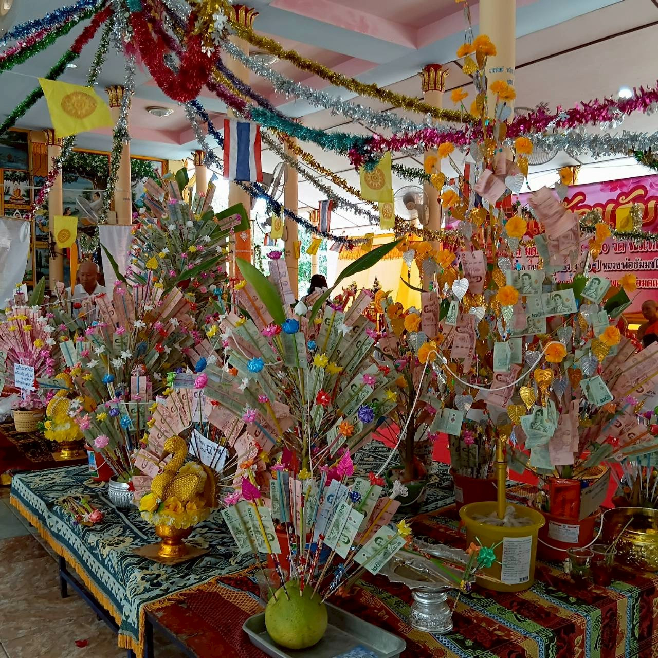 ภาพร่วมพิธีกรรมวัดบ้านล้อง