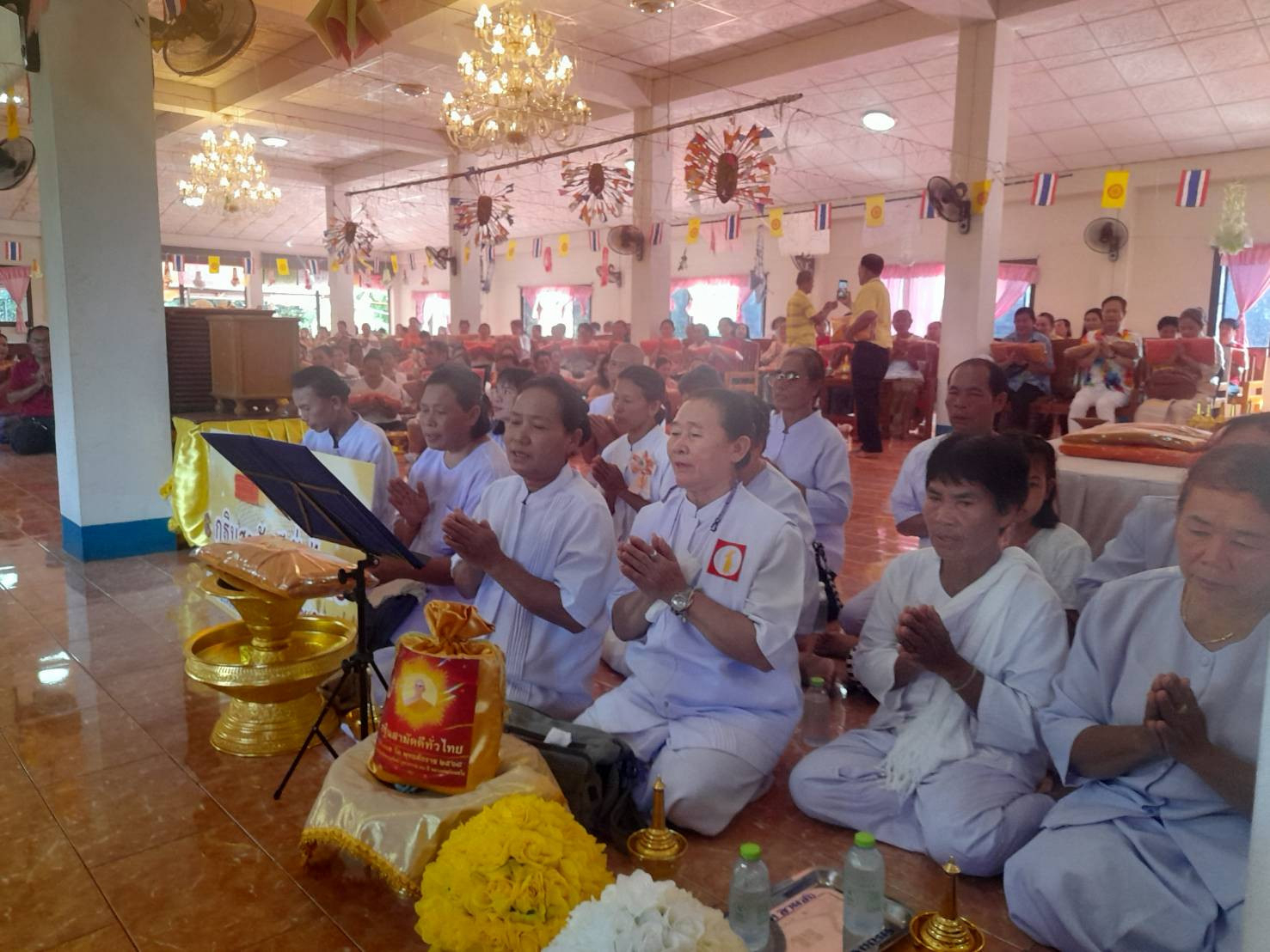 ภาพกล่าวคำถวายกฐินวัดลานสอ