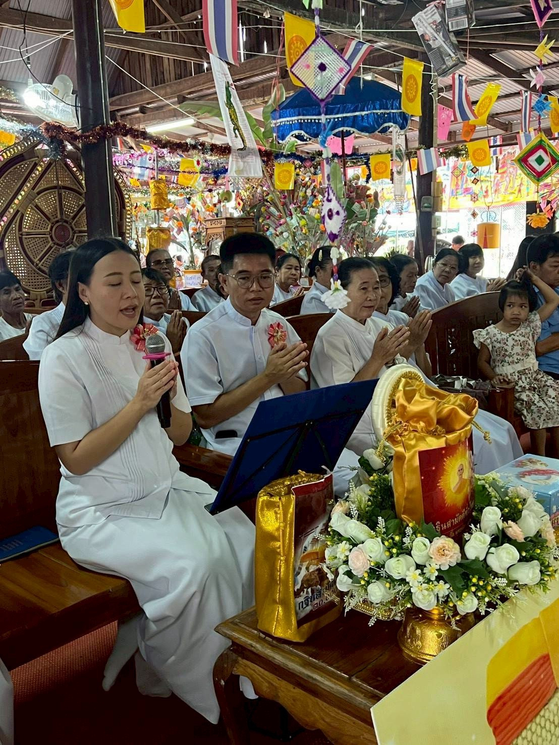 ภาพกล่าวคำถวายกฐินวัดสะแกเครือ