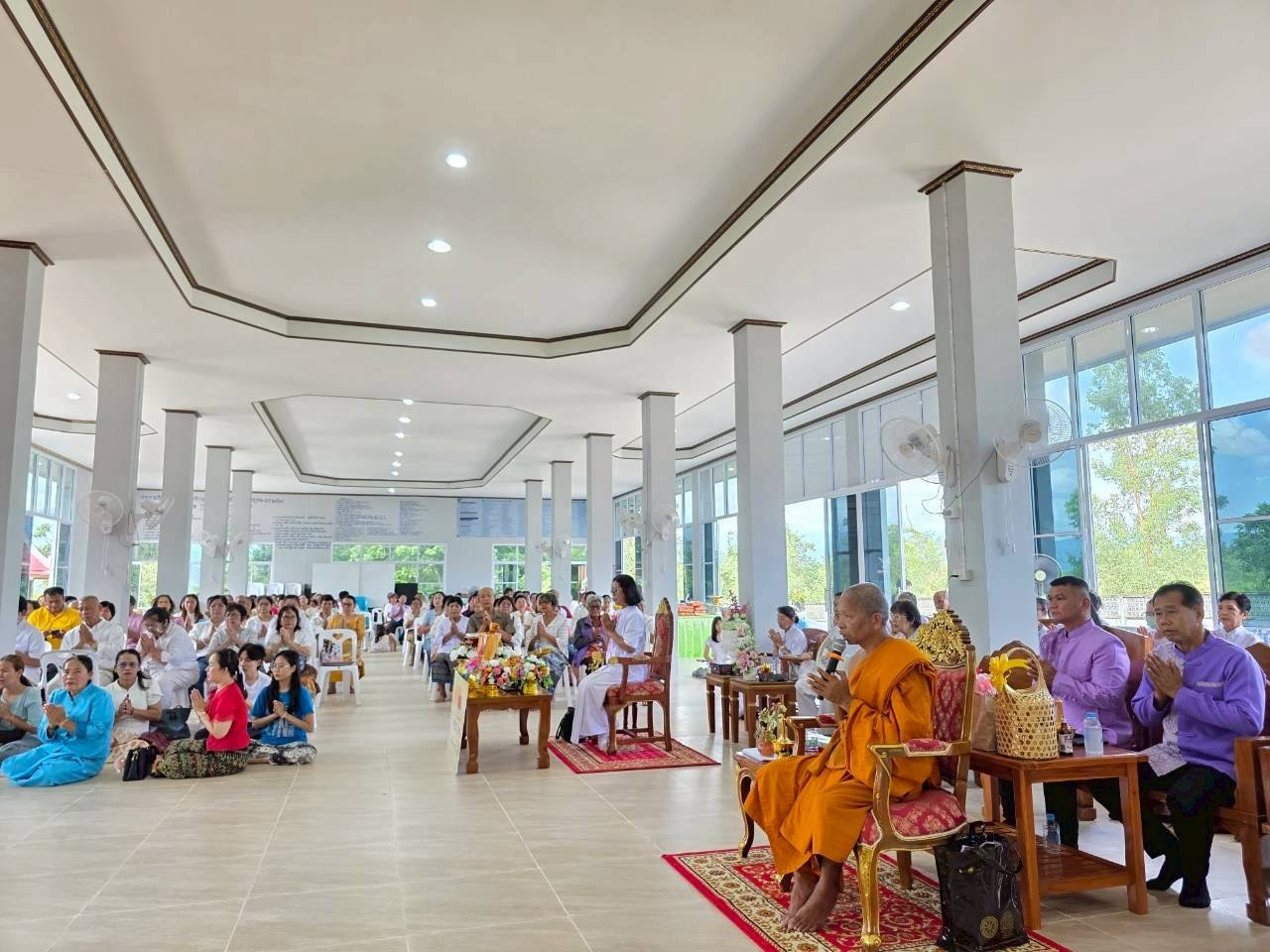 ภาพร่วมพิธีกรรมสำนักสงฆ์วัดรังแร้ง