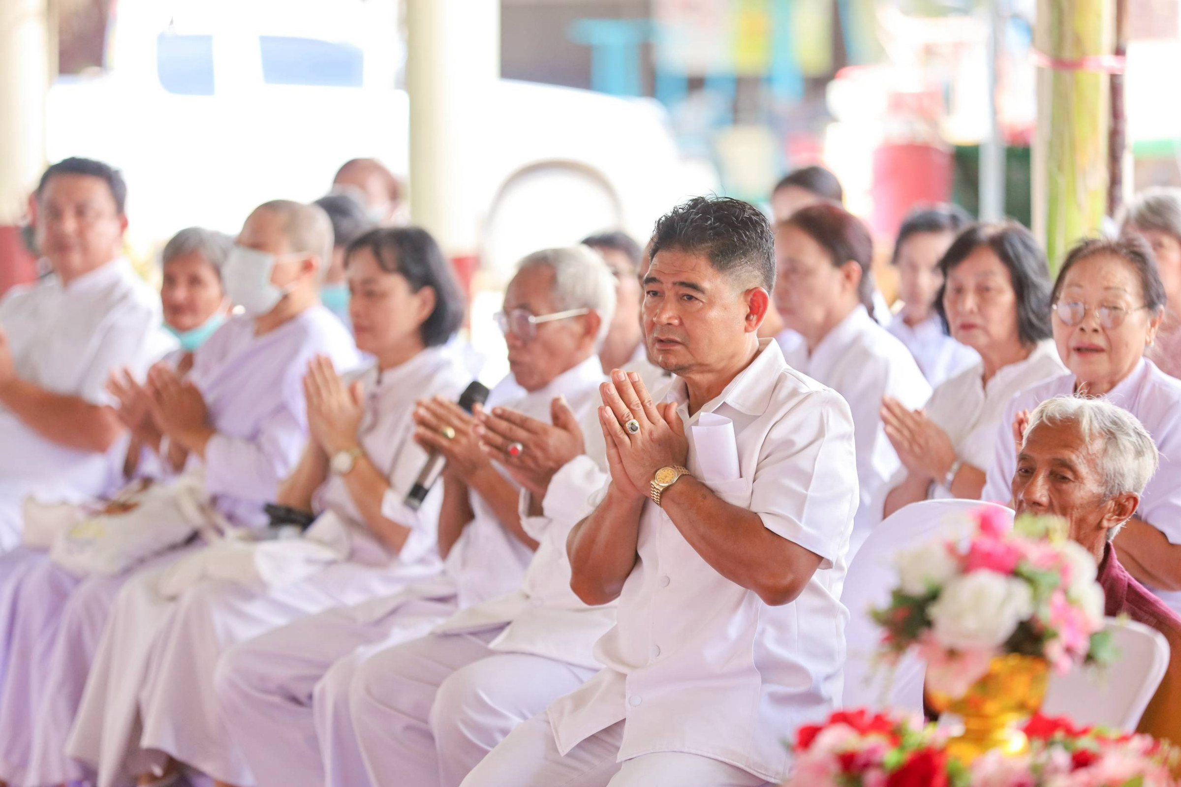 ภาพร่วมพิธีกรรมวัดวังวน