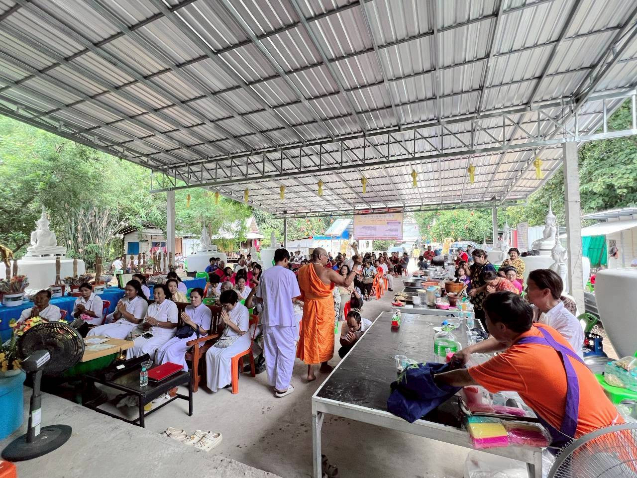 ภาพร่วมพิธีกรรมสำนักสงฆ์พรหมรังษี