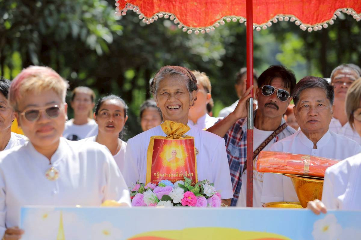 ภาพร่วมพิธีกรรมวัดอรัญวาศรีคีรีบรรพต