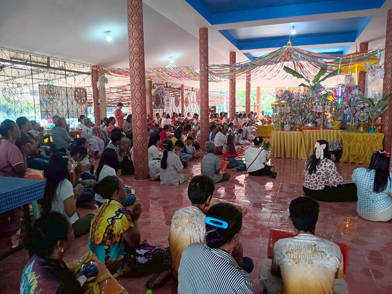 ภาพร่วมพิธีกรรมวัดวังงิ้วงาม