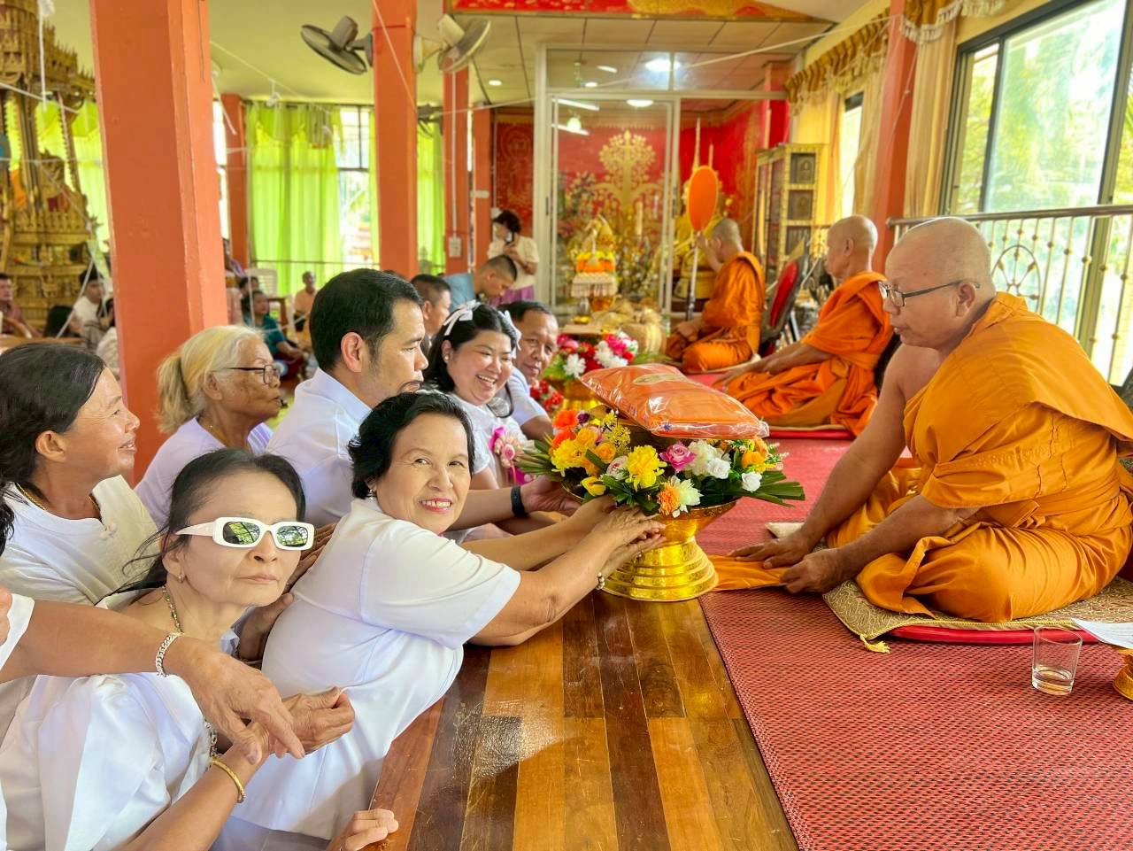 ภาพร่วมพิธีกรรมวัดชัยภูมิการาม