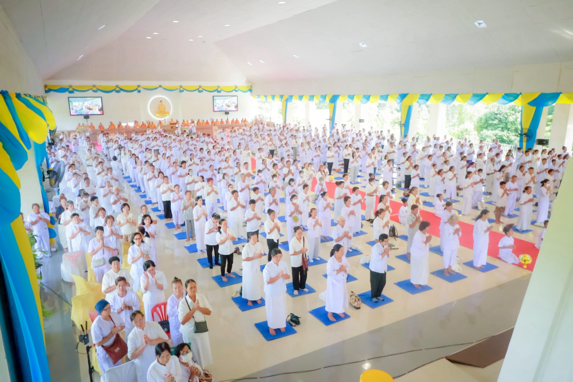 ภาพร่วมพิธีกรรมธุดงคสถานพิษณุโลก