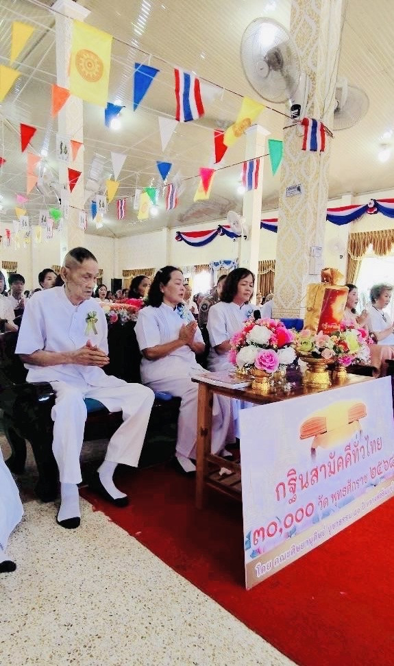 ภาพกล่าวคำถวายกฐินวัดตะโก