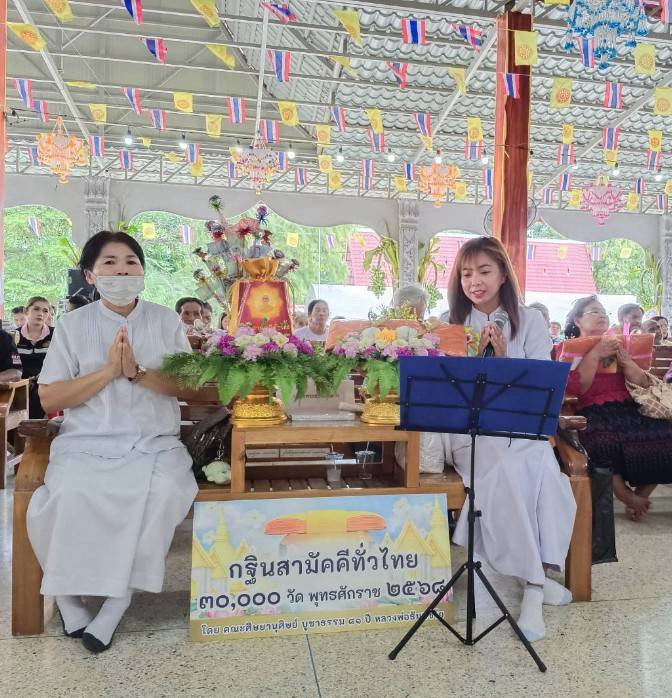 ภาพกล่าวคำถวายกฐินวัดคงคา