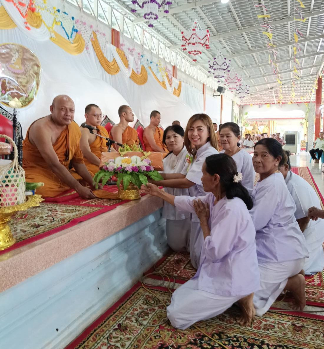 ภาพร่วมพิธีกรรมวัดคงคา